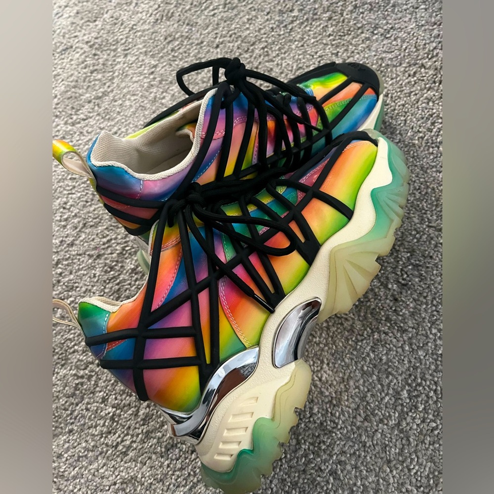 Anthony Wang | Rainbow Stiletto Gym shoes